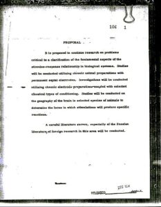 GOVERNMENT - DECLASSIFIED: MKUltra: The CIAs Mind Control Program