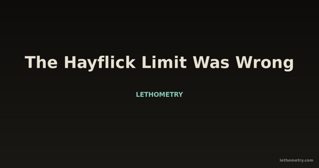 The Hayflick Limit Was Wrong: What Telomere Biology Looks Like in 2026